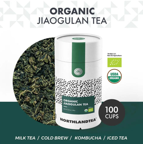 Northlandtea	Organic Jiaogulan - Gynostemma Tea 100 g (3.52 oz)