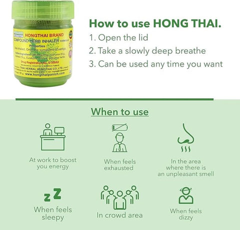 X2 Hong Thai Compound Thai Herb Inhalant – 10g