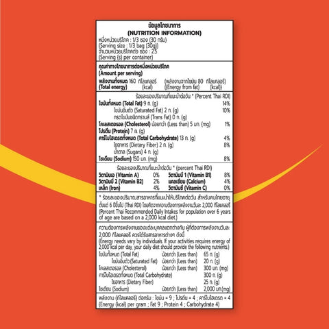 x6 KOH-KAE Shrimp Flavour Coated Peanuts - 75g
