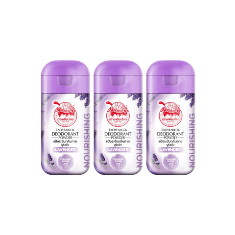 X3 TAOYEABLOK Deodorant Powder Nourishing Lavender
