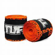 TUFF Hand Wraps Nylon Tiger Orange