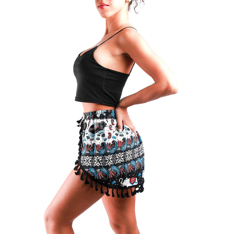 Lady Thai Harem Shorts with Tassel, Elephant Collection, Import Quality