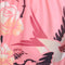 TUFF Muay Thai Boxing Shorts Pink Birds And Roses Inspired by Ancient Drawing, For Boxing Training