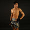 TUFF Muay Thai Boxing Shorts Thai King Of Naga Black