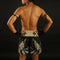 TUFF Muay Thai Boxing Shorts Thai King Of Naga Black