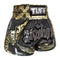 TUFF Muay Thai Boxing Shorts Thai King Of Naga Black