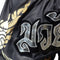 TUFF Muay Thai Boxing Shorts Thai King Of Naga Black