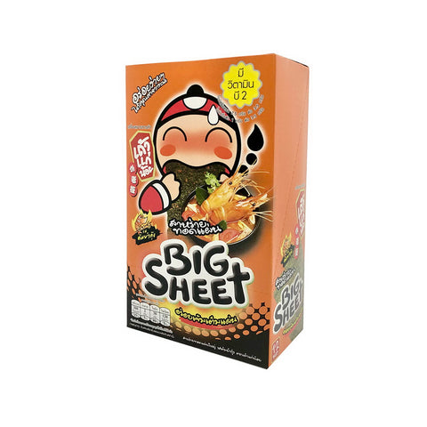 Tao Kae Noi Big Sheet Crispy Seaweed Tom Yum Kung Flavor 0.1 oz