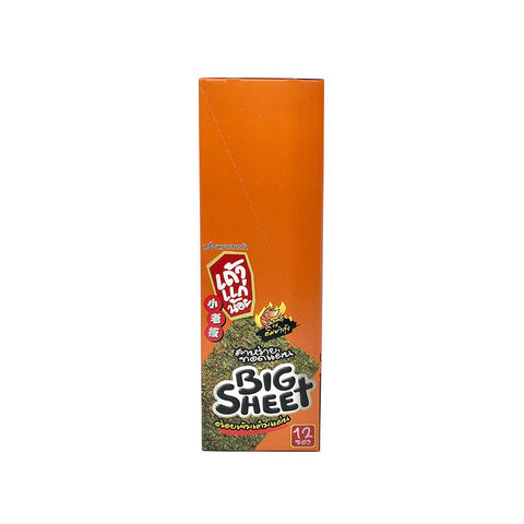 Tao Kae Noi Big Sheet Crispy Seaweed Tom Yum Kung Flavor 0.1 oz