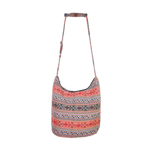 Thai Style Round Tote Bag, Patterned Collection,  Multi Purpose Bag